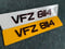 Image of 60MM 3D GEL PLATE - RED OUTLINE -METRO FONT