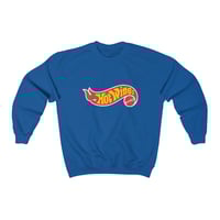 Image 4 of Hot Wings Unisex Heavy Blend Crewneck Sweatshirt