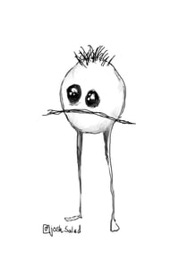Pea Boy Sticker (sad)
