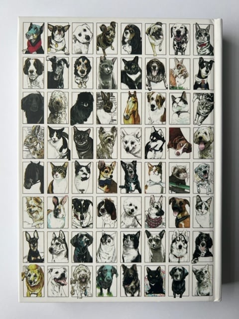 Image of 100 PETS PORTRAIT ARTBOOK Hardback Signed Book by Nick Gribbon