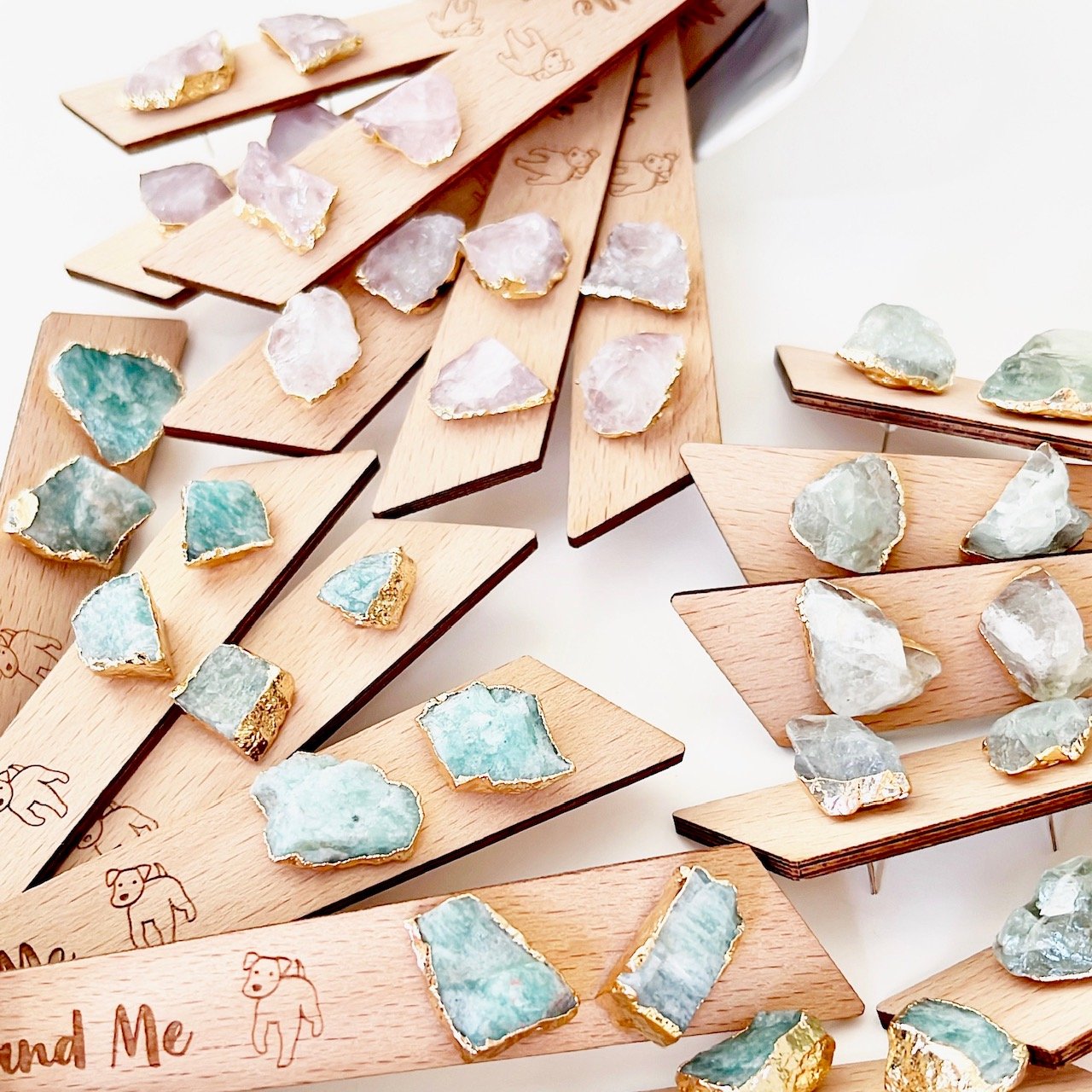 Image of Natural Stone Studs