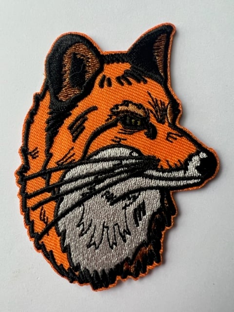 Image of Fox Sketch Iron-On Fabric Patch