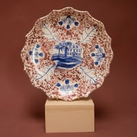 Image 1 of Oak & Tulip - Cobalt & Manganese - Romantic Plate