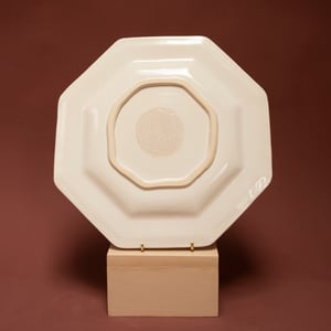 Image of Silver Lustre Birds - Romantic Plate