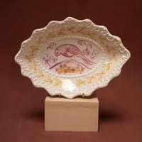 Image 1 of Pink Lustre Birds - Romantic Bowl