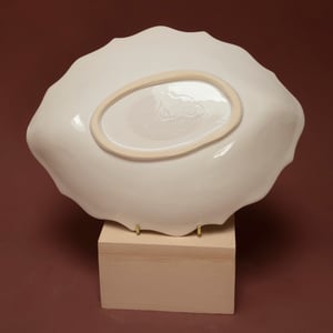 Image of Roaming Whippets - Silver Lustre - Romantic Bowl