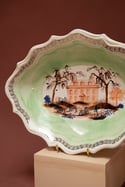 Roaming Whippets - Silver Lustre - Romantic Bowl