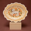 Lion & Tulips -Silver Lustre - Romantic Platter