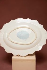 Image 3 of Lion & Tulips -Silver Lustre - Romantic Platter
