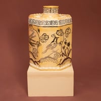 Image 1 of Silver Lustre Caddy - Romantic Vase