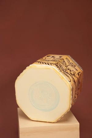 Image of Silver Lustre Caddy - Romantic Vase