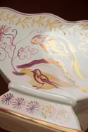 Pink Lustre Birds - Romantic Vase