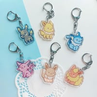 Eeveelution keychains