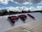 Image of 60MM 4D NEON BLACK GEL TOPS PLATE -METRO FONT (RED, BLUE,PINK CRYSTAL CLEAR)