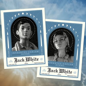 Image of Jack White MATCHED NUMBER 2 poster set -  Des Moines, IA 2022