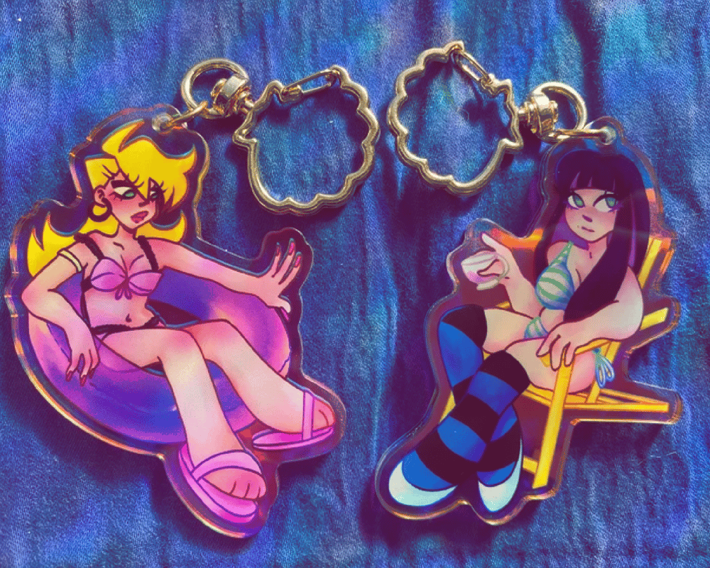 Panty and Stocking Beach Charms