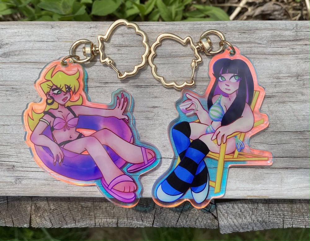Panty and Stocking Beach Charms