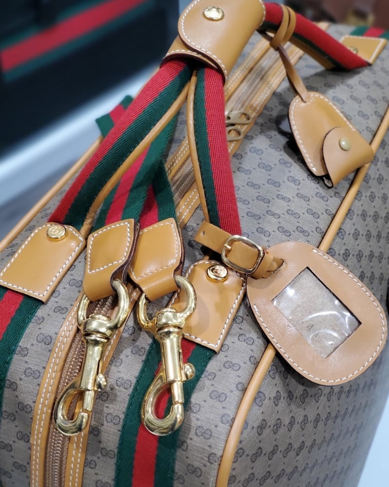 Vintage Gucci Handbag ~Africa Pattern