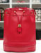 Image of Vtg. Gucci Red Pebbled Leather Bucket Bag