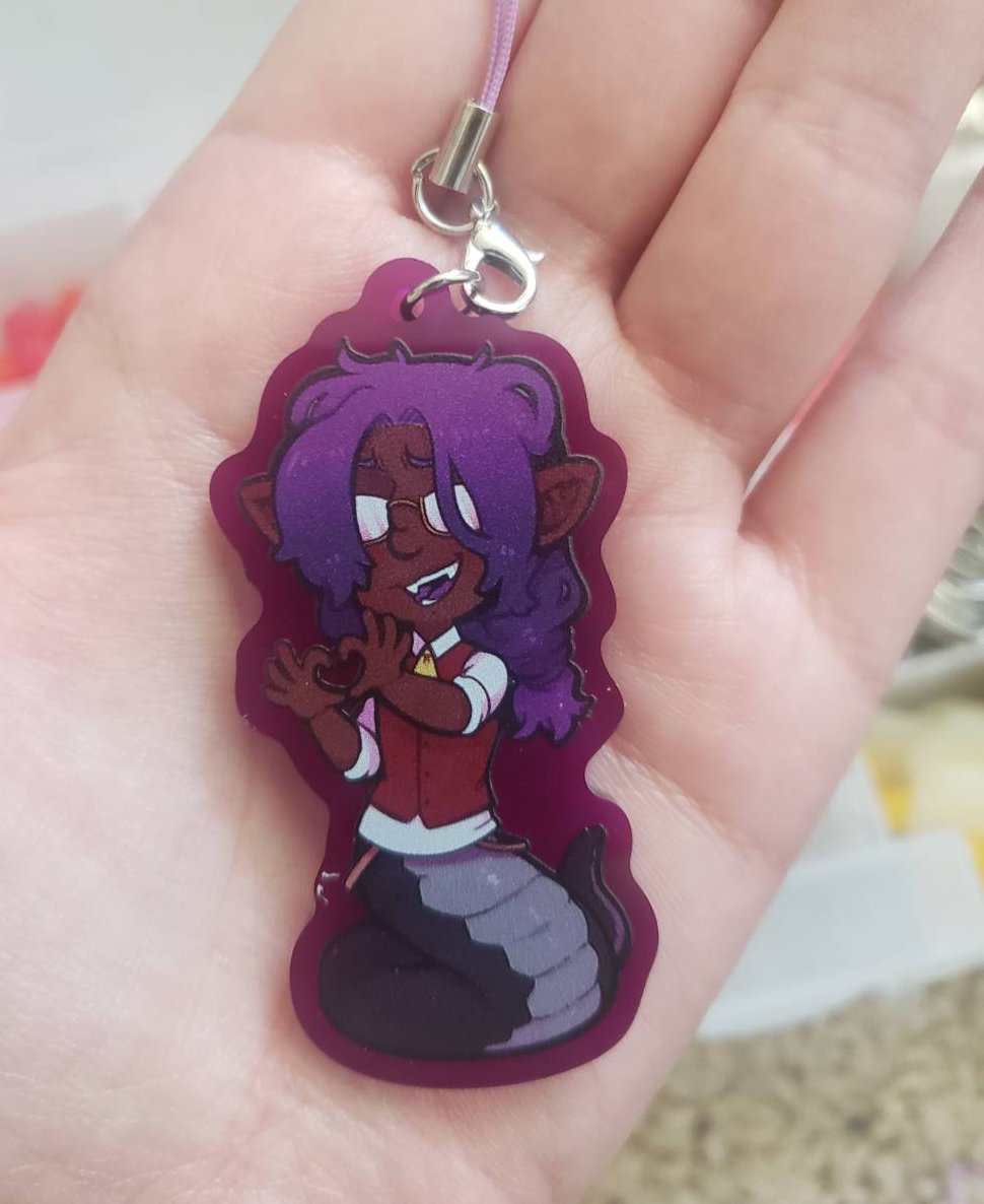 Naveen -- Colored Acrylic Charm