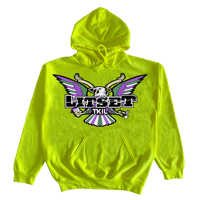 Image 1 of "TKIL" - Litset x 3 Kings Hoodie Collab Volt Green