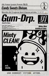 Gum-Ghost White Poster