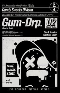 Gum-Ghost Black Poster