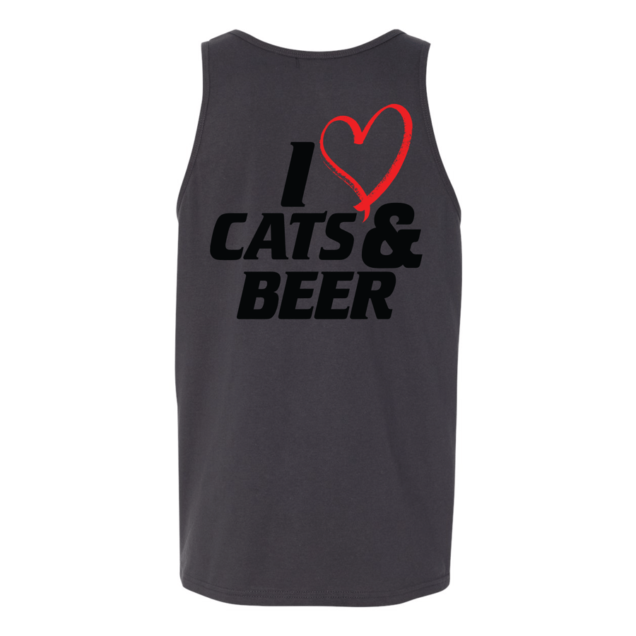 Image of CBJ - I Heart Cats & Beer V2 - Tank