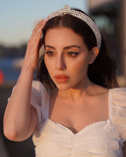 Image of Aquarius halo tiara