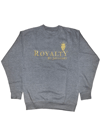 Grey & Metallic Gold Crewneck sweater