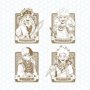 BnHA Fantasy Class Pins