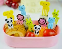 Image 2 of Animal Fruit Forks / Food Picks Set 1