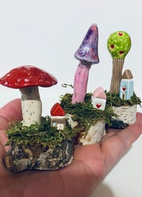 Image 2 of Amanita Fairy House Scene