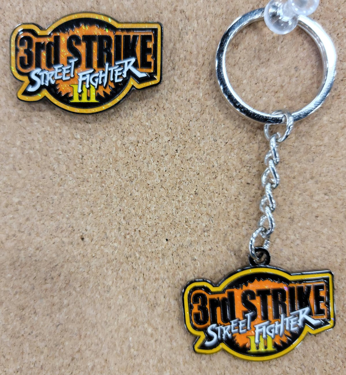 Image of 3rd Strike Pin/Keychain Set 