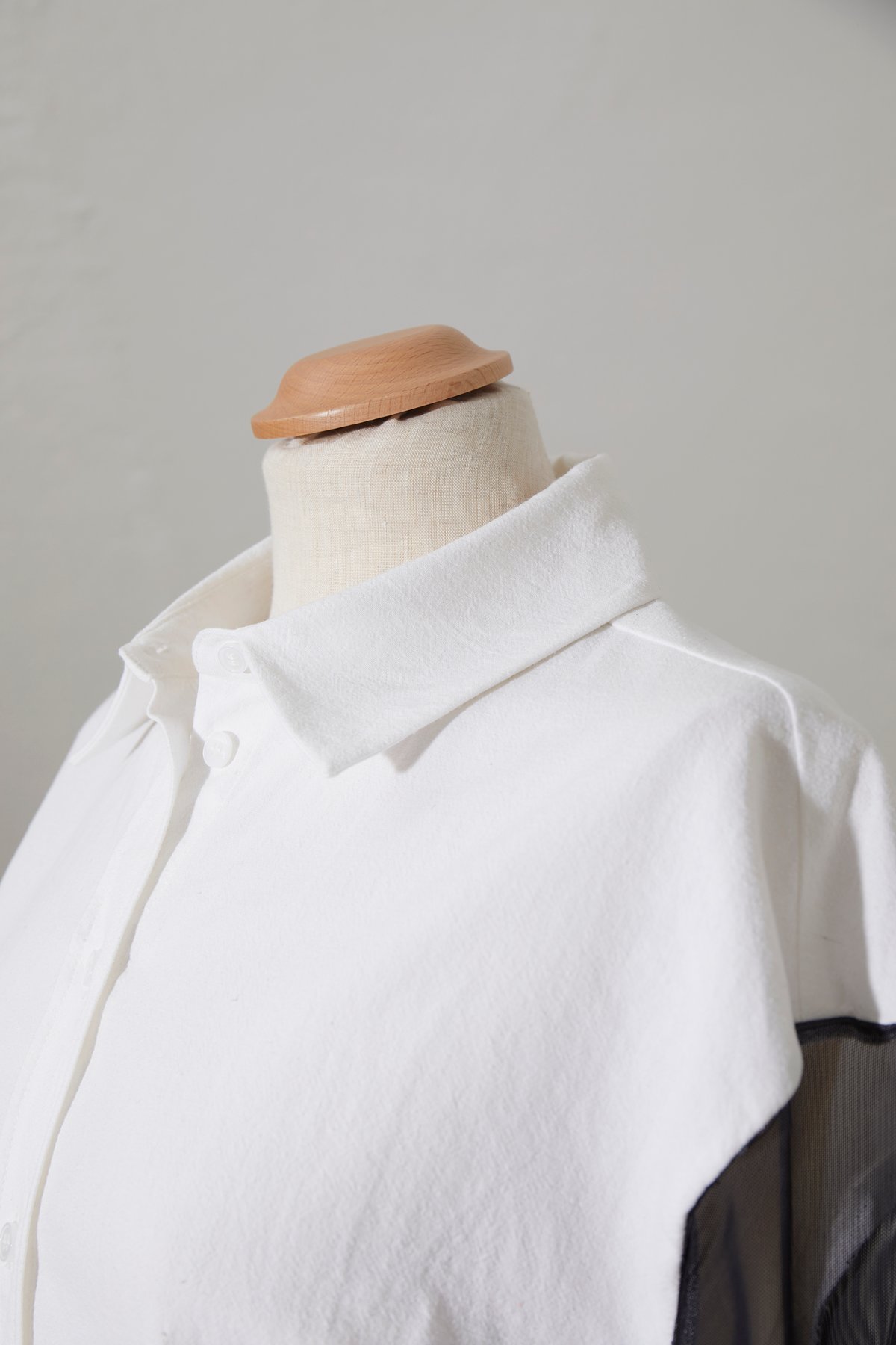 FEBEN FOR STUDIO MADE: Linen Mesh Shirt #2