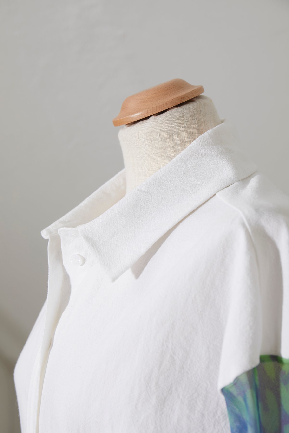 FEBEN FOR STUDIO MADE: Linen Mesh Shirt #3