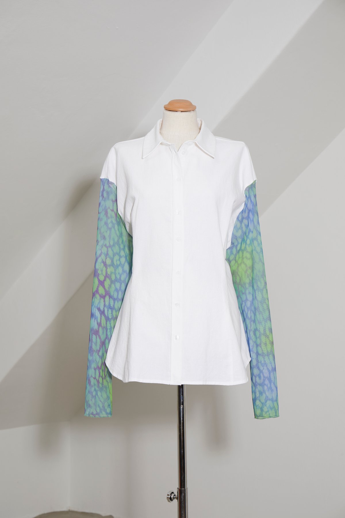 FEBEN FOR STUDIO MADE: Linen Mesh Shirt #3