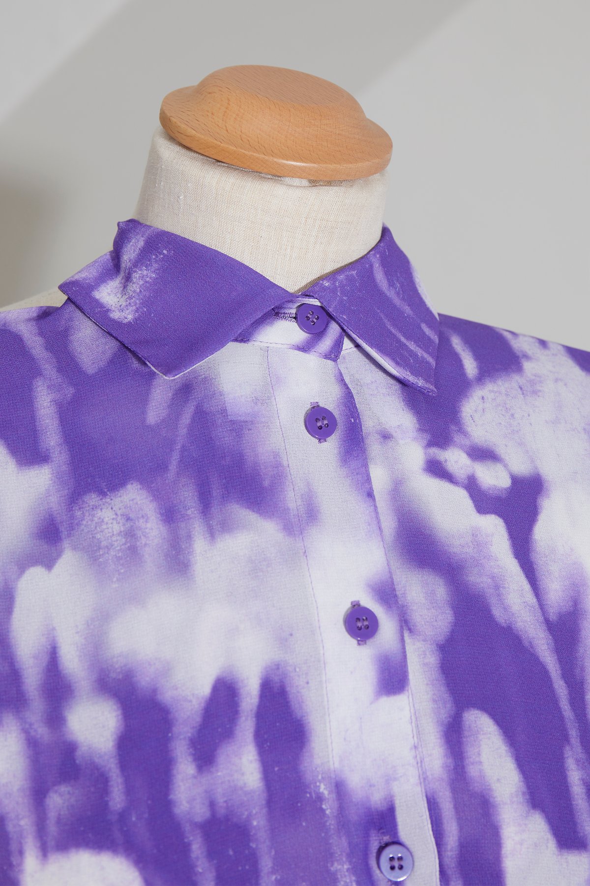 FEBEN FOR STUDIO MADE: Chiffon Shirt Dress