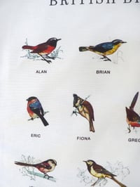 Image 5 of A to Z of British Bird Names tea towel