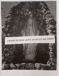I WANT TO FEEL ALIVE AGAIN AT ALL COSTS (Zine)