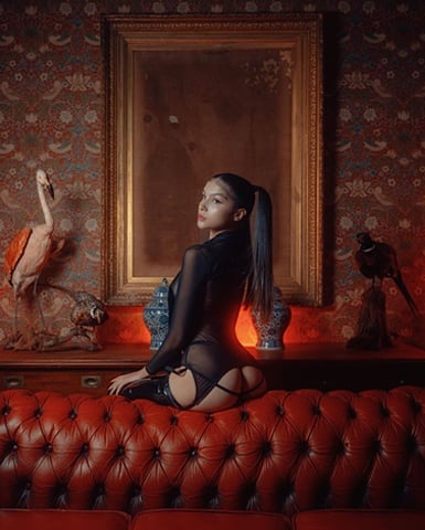 Image of MAIKO BODYWEAR -SILK BOW COLLAR-