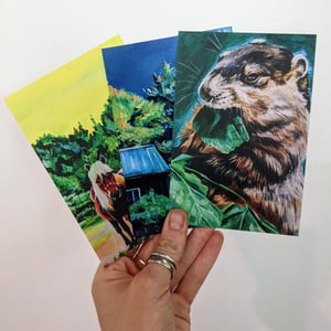 Set of All Six Postcards 