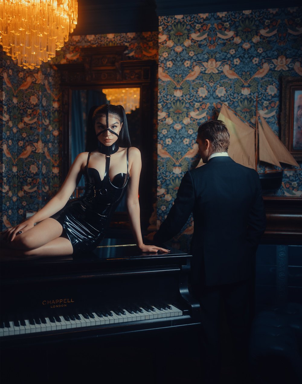 Image of VENUS BEADED FACE HARNESS