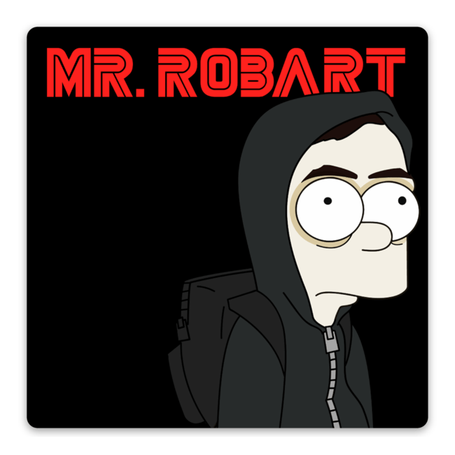 Image of Mr. Robart Sticker