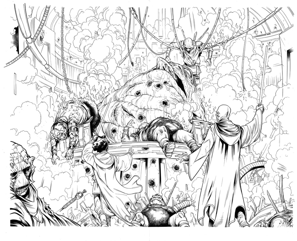 Image of Star Wars: The High Republic #2 PGS 6 and 7