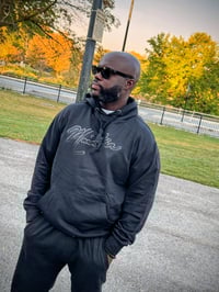 Image 3 of Triple Black jogging suit by maintain 