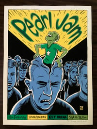 Image 1 of 1996 Pearl Jam Seattle Concert Poster