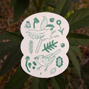 Chickadee & Titmouse Sticker