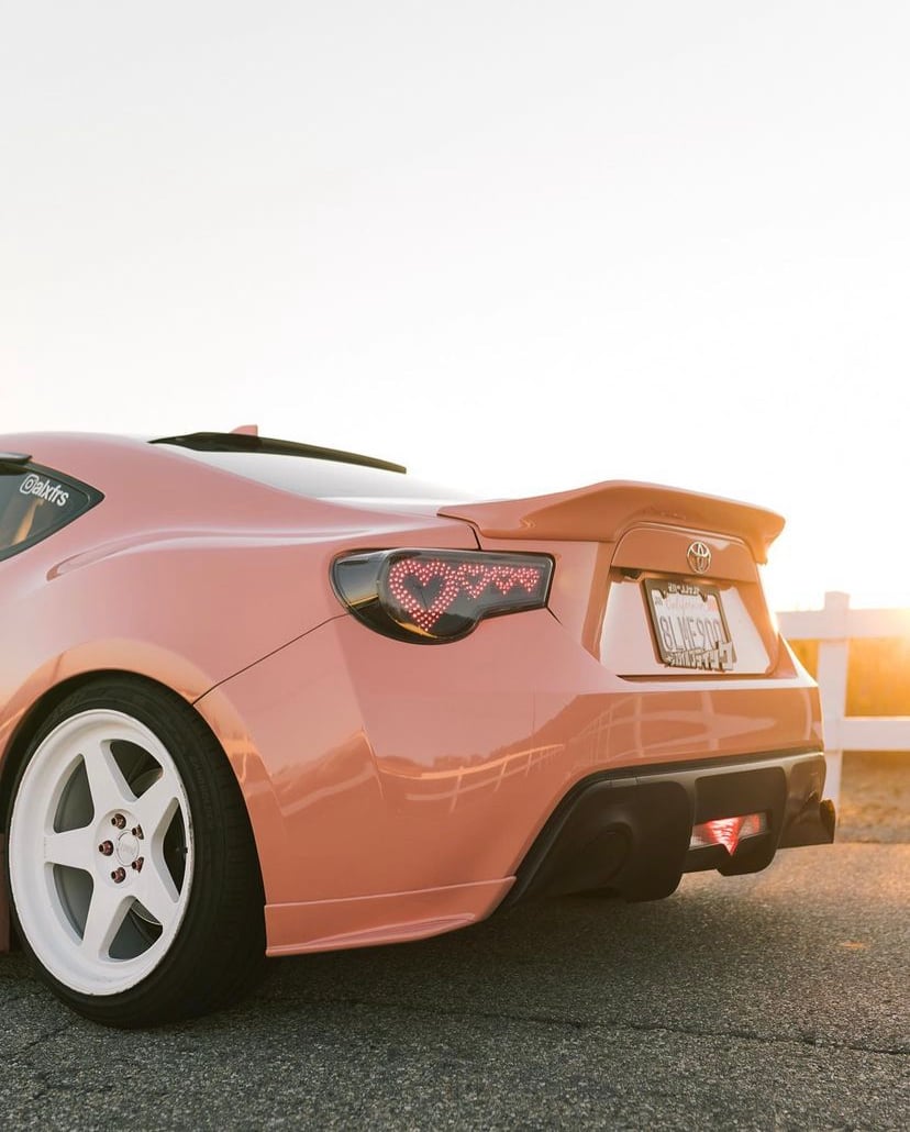 Heart car lights deals