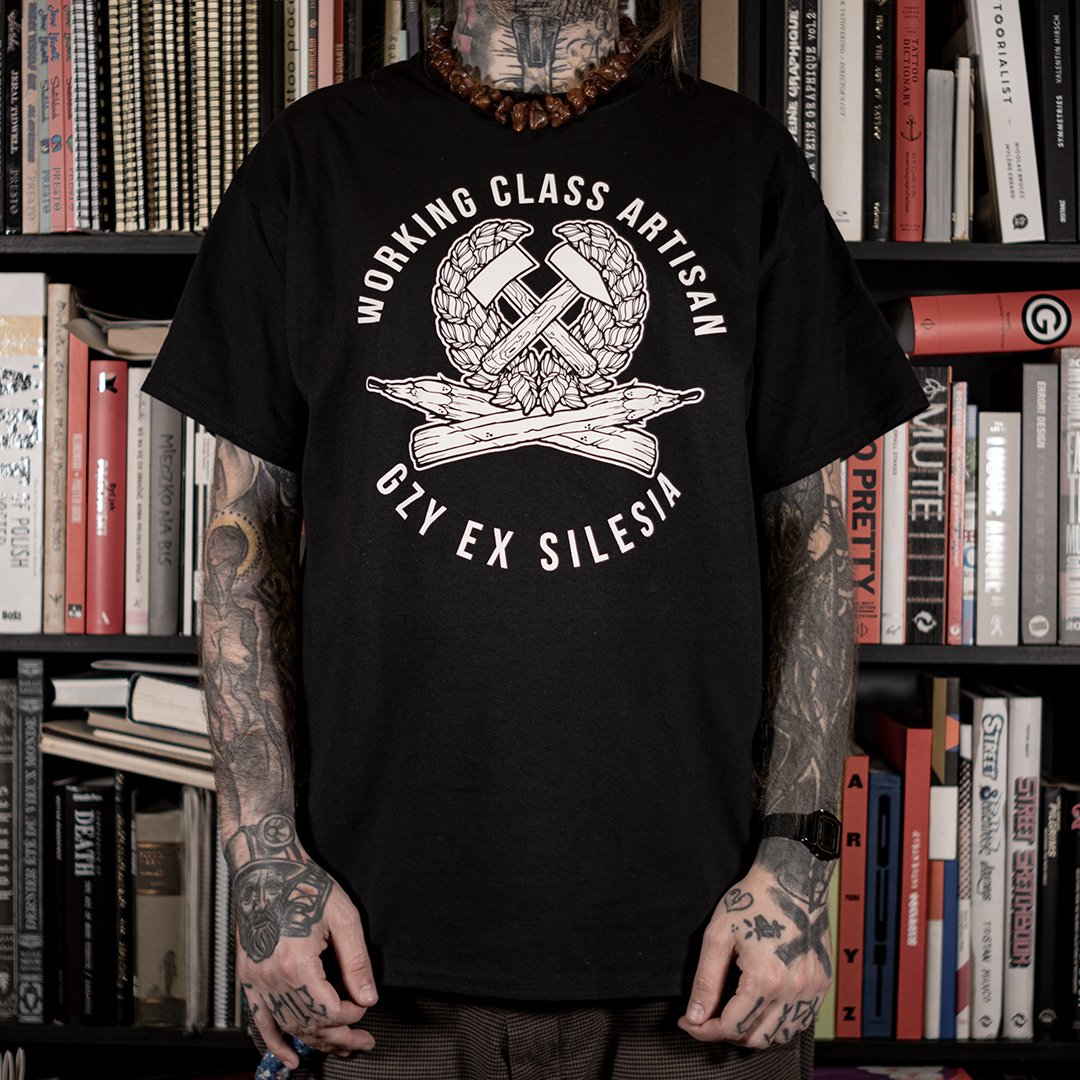 Gzy Ex Silesia - Working Class Artisan Front Print - T shirt